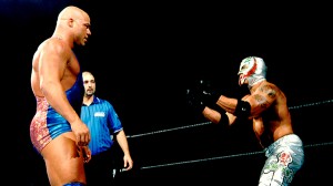 Kurt Angle contre Rey Mysterio