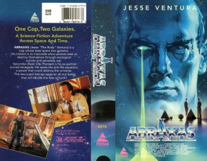 La grosse VHS d'Abraxas, seule copie officielle connue, chez Prism, qui a distribué des chefs d’œuvres comme Alienator.