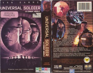 Ma pochette VHS de Universal Soldier - Le combat absolu