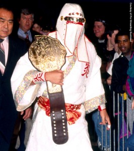 "The Great Muta" Keiji Mutoh avec la "Big Gold Belt"