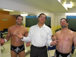 Les Titans avec Rick Martel.