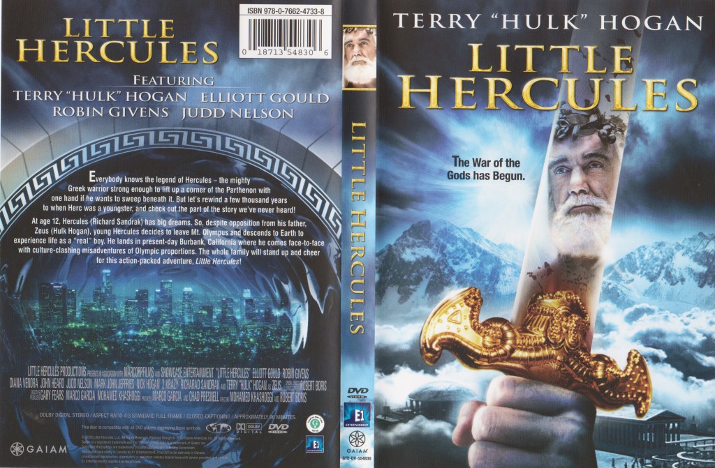 Ma pochette DVD de Little Hercules.