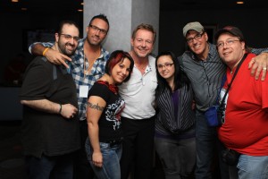 Eric Salotolo, Pat Laprade, Lufisto, Roddy Piper, Kalamity, Rick Martel et votre humble serviteur.