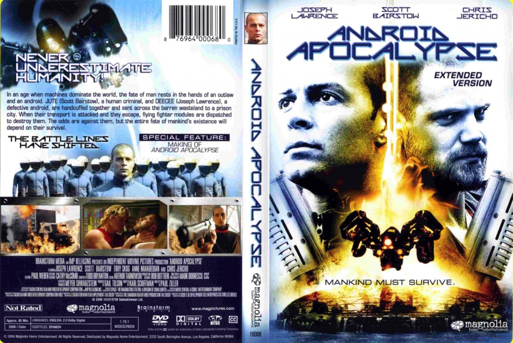 Pochette du DVD d'Android Apocalypse