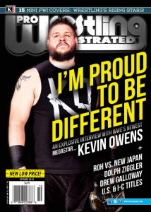 Kevin Owens en page couverture du PWI photo: PWI