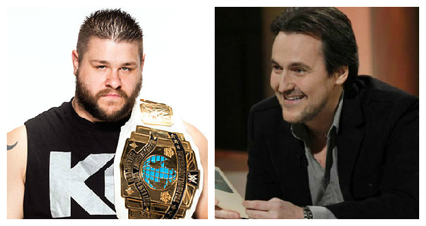 Kevin Owens sera l'un des invités de Guy A. Lepage à Tout le monde en parle, ce dimanche  photo: montage (wwe.com, radio-canada.ca)