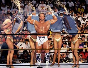 Le Narcissique à WrestleMania IX.