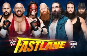 Fastlane 2016 - Ryback, Kane & Big Show VS Wyatts