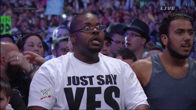 schocked fan undertaker