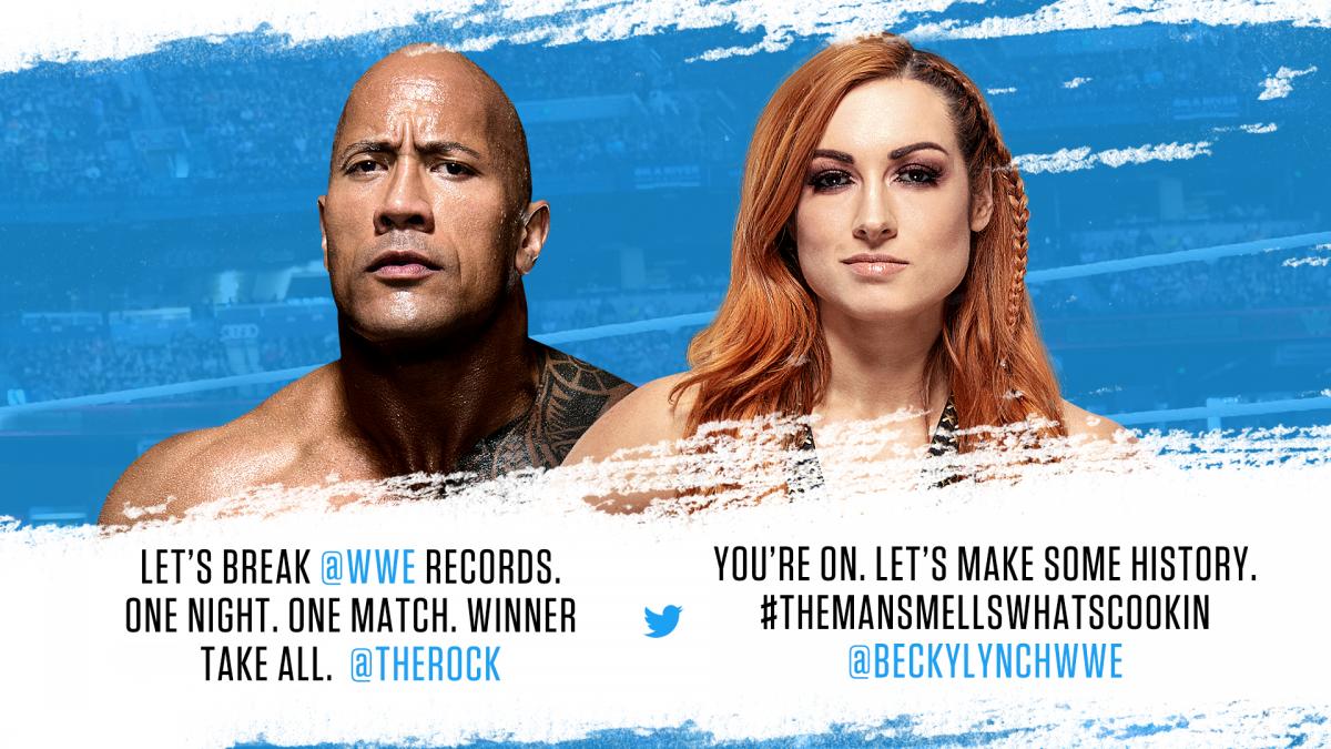The Rock vs Becky