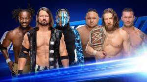 AJ Styles, Jeff Hardy et Kofi Kingston Vs. The New Daniel Bryan, Randy Orton et Samoa Joe