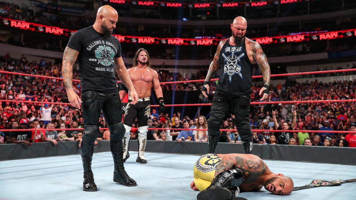 styles gallows anderson ricochet raw