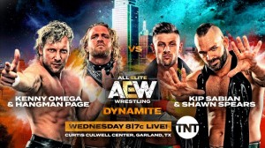 2019-12-11 Kenny Omega et Hangman Page c. Kip Sabian et Shawn Spears