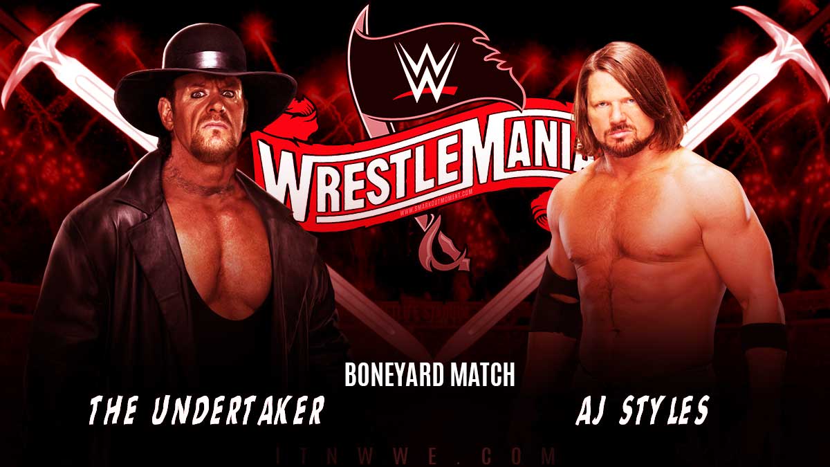 Undertaker-vs-Aj-Styles-Wrestlemania-36-2020Poster
