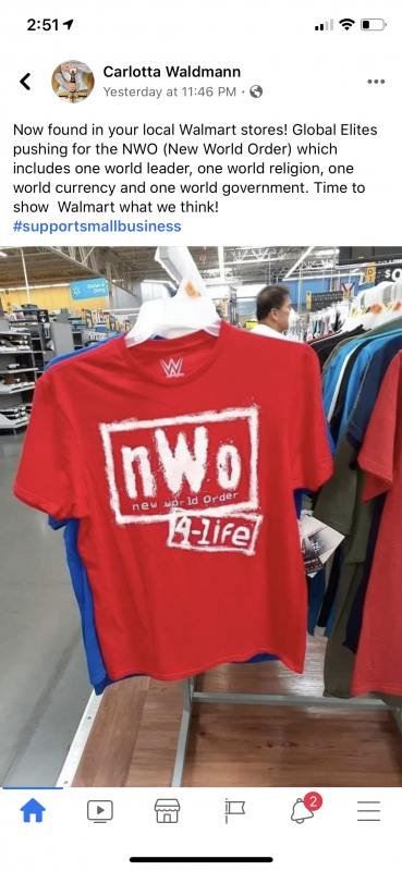 nwo t-shirt