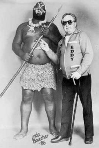 Kamala et son gérant à Montréal, Eddy « The Brain » Creatchman