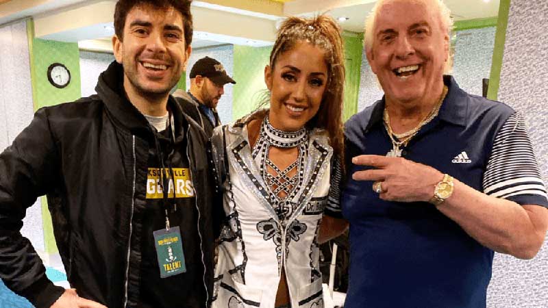 ric flair britt baker tony khan aew