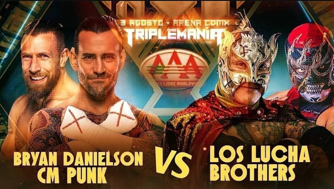 danielson punk lucha brothers match reve AAA