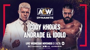 2021-11-03 Cody Rhodes c. Andrade El Ídolo