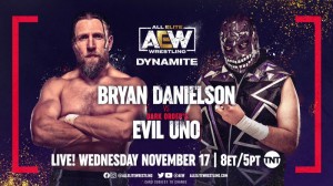 2021-11-17 Bryan Danielson c. Evil Uno