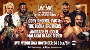2021-11-24 Cody Rhodes et Death Triangle c. Andrade El Ídolo, Malakai Black et FTR
