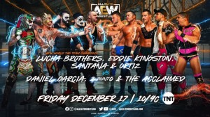 2021-12-17 Lucha Bros, Eddie Kingston et Proud-N-Powerful c. Daniel Garcia, 2point0 et The Acclaimed