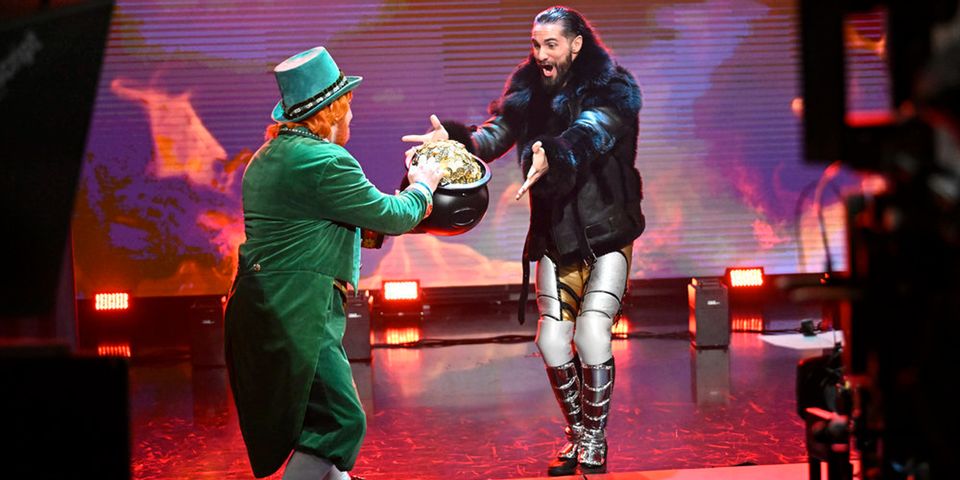 seth rollins leprechaun jimmy fallon
