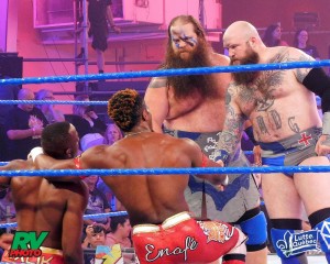 NXT: Malik Blade, Edris Enofé et les Viking Warriors (Ivar et Erik)