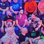 NXT: L'auteur (portant le masque) et JD McDonagh, flanqué de Adrian Alanis et Valentina Rossi
