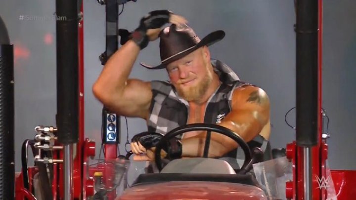 brock lesnar tracteur