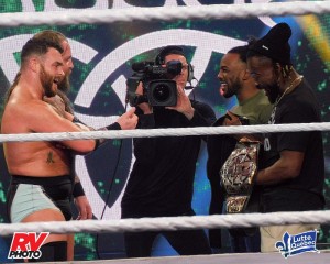NXT: Gallus (Mark Coffey et Wolfgang) et New Day (Kofi Kingston et Xavier Woods)
