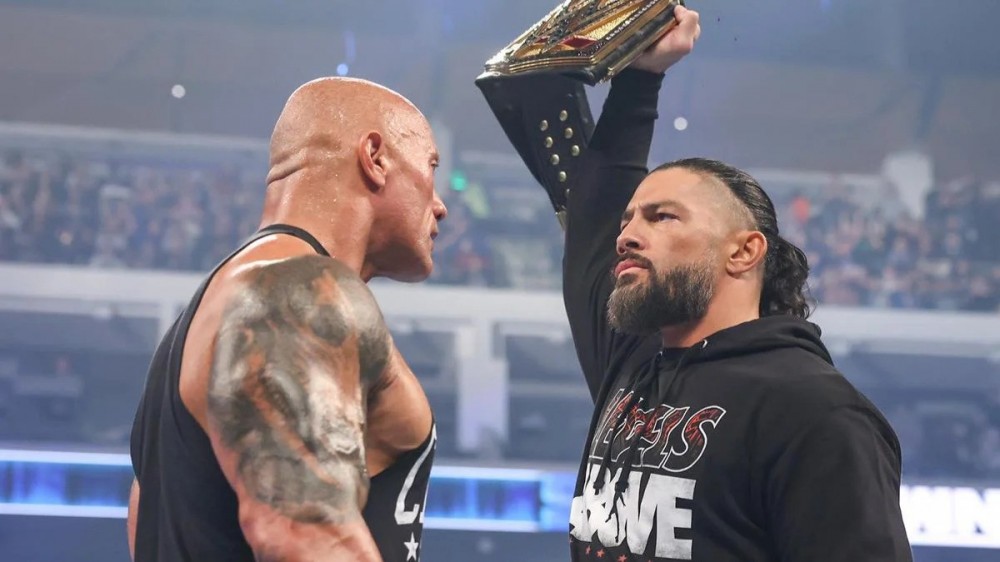 the rock roman reigns face à face