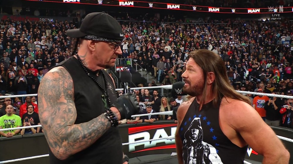 the undertaker aj styles