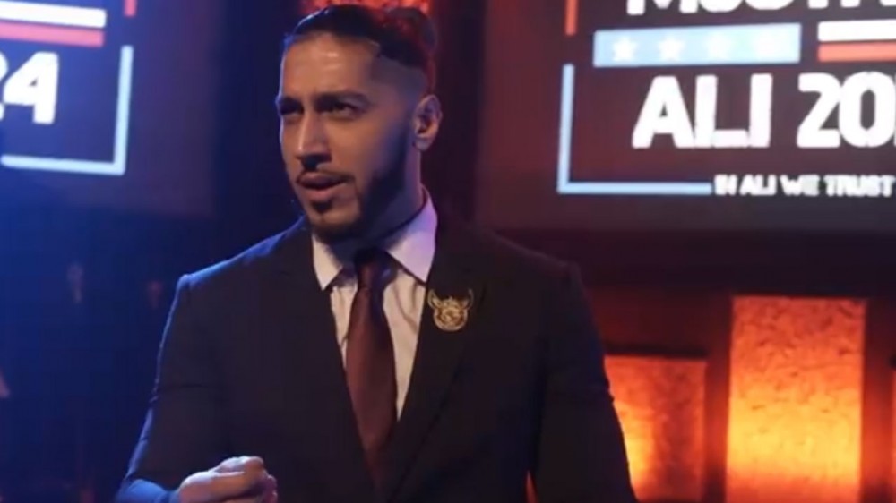 Mustafa Ali dans un événement de New Japan en avril | www.Lutte.Quebec