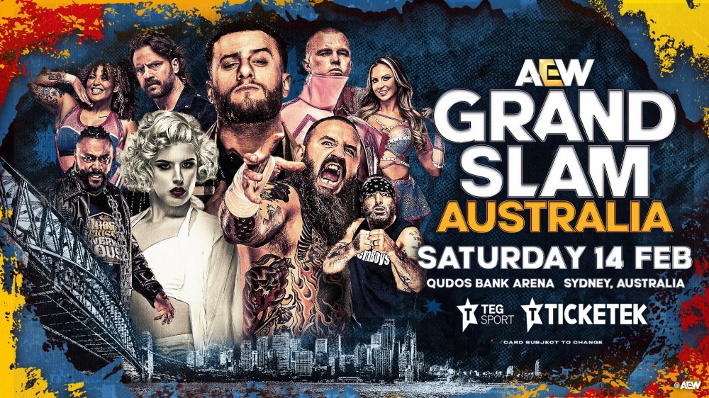 Un nouveau crâne rasé à AEW Grand Slam Australia | www.Lutte.Quebec